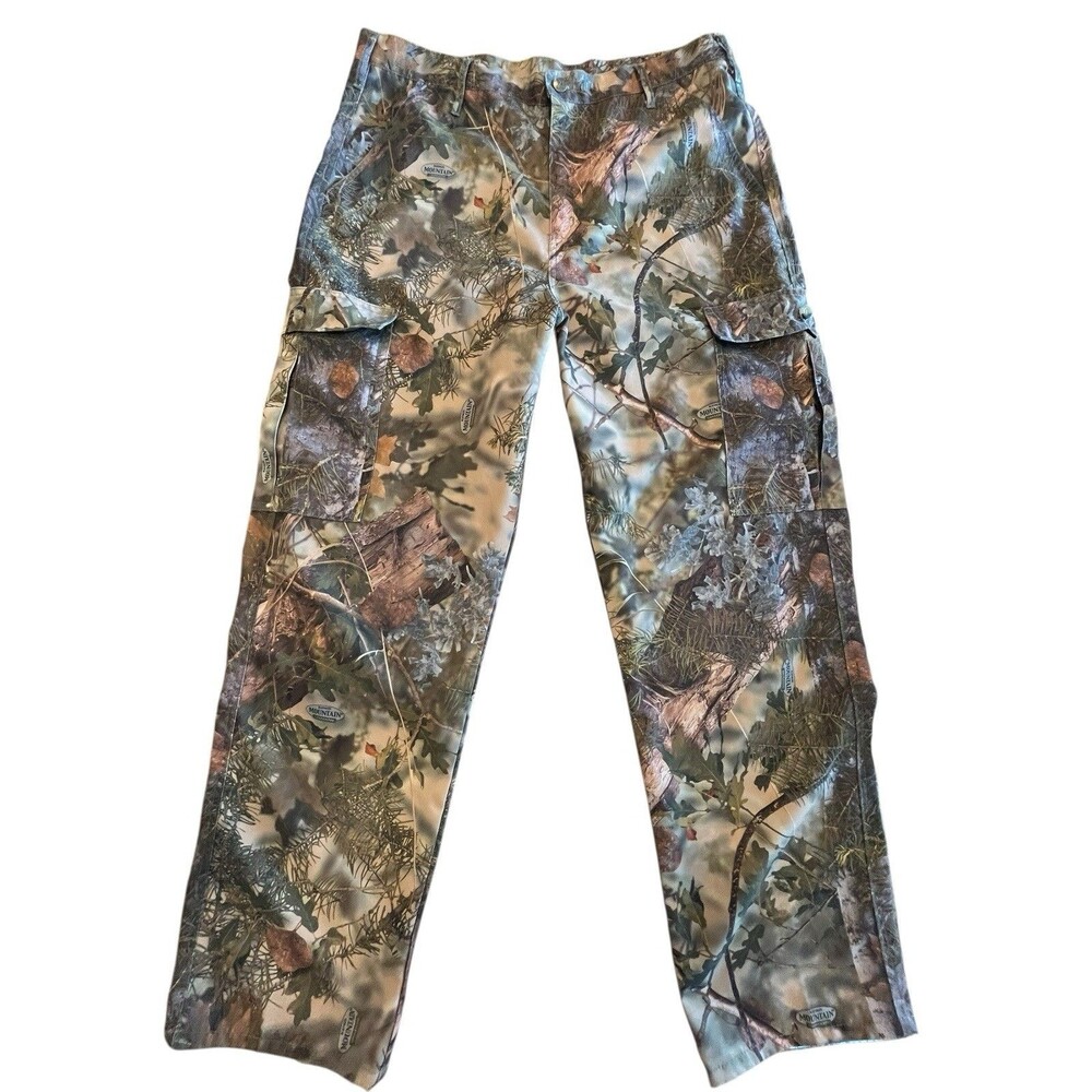 Kings Camo Mountain Shadow NWOT Men's Cargo Pants Tag Size 36 R fits 38